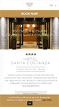 Mobile Screenshot of hotelsantacostanza.it